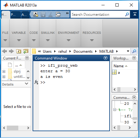 matlab if statement