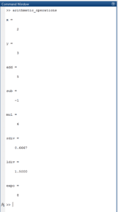 MATLAB Operators ( Arithmetic, Logical & Relational ) - ElectricalWorkbook