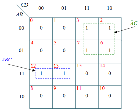 Binary to BCD Code Conversion k-map 3