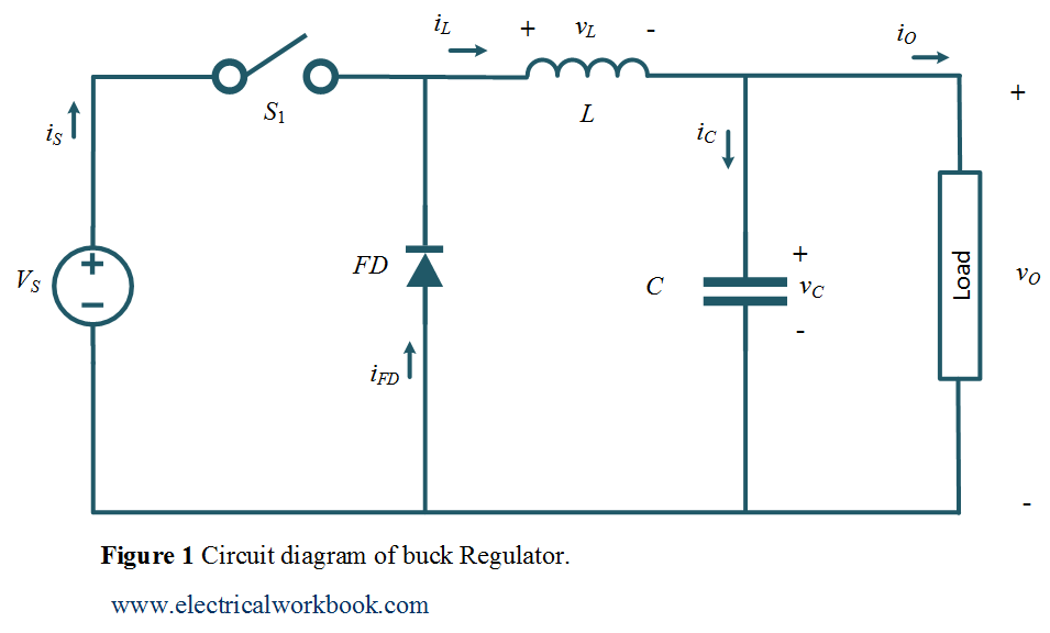 Circuit diagram of buck Regulator