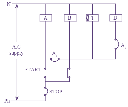 Control Circuit of Star Delta Starter