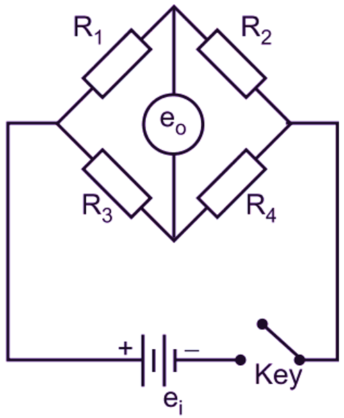 Strain Gauge Load cell Electric Circuit