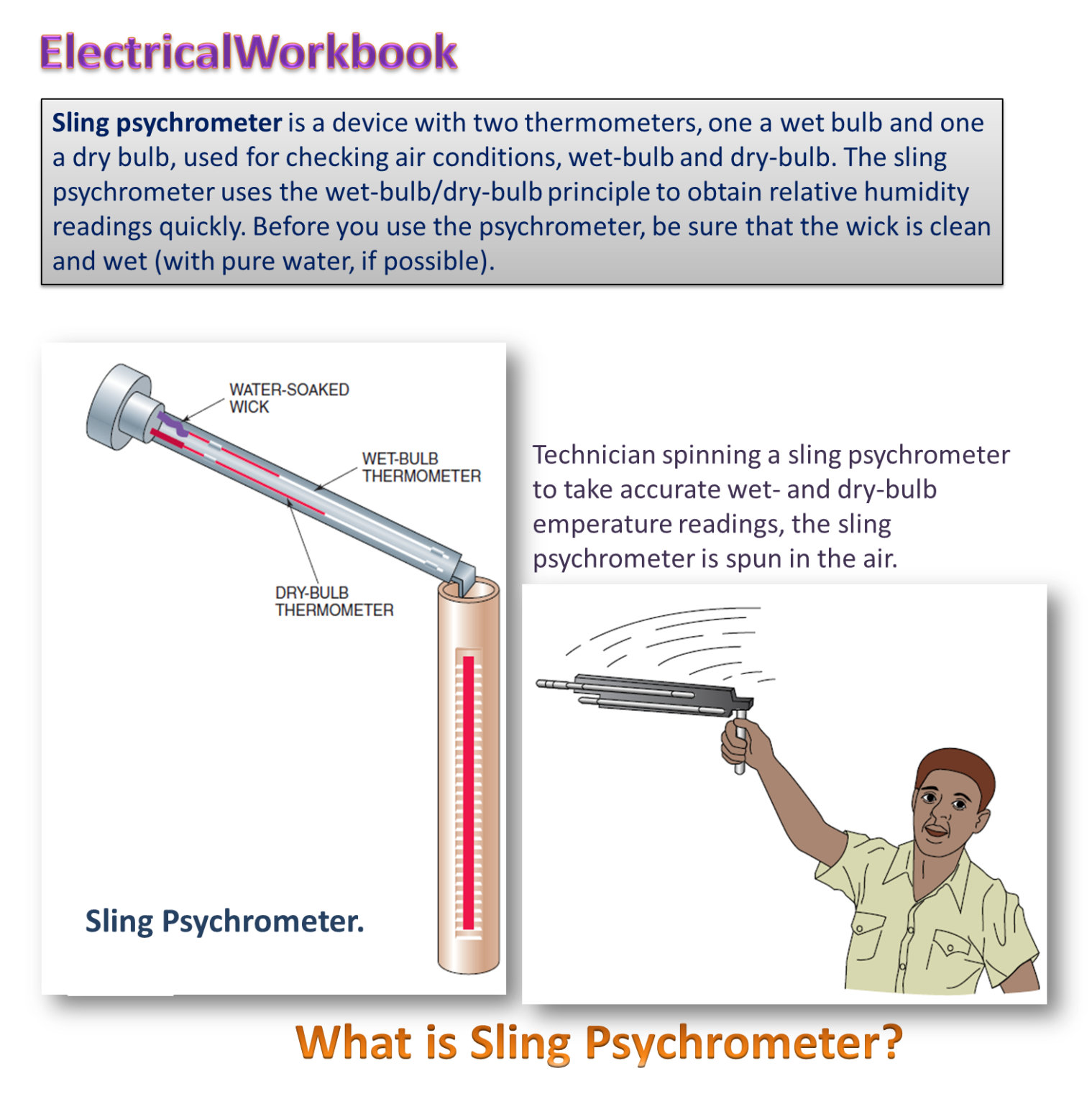 Bel-Art Sling Psychrometer (Celsius) – Manual Humidity & Dew Point Tester
