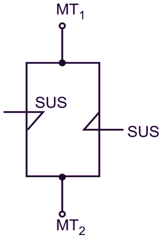 Silicon Bilateral Switch Equivalent structure