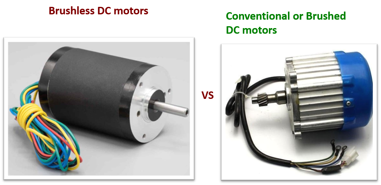Difference Between Brushed and Brushless DC Motor