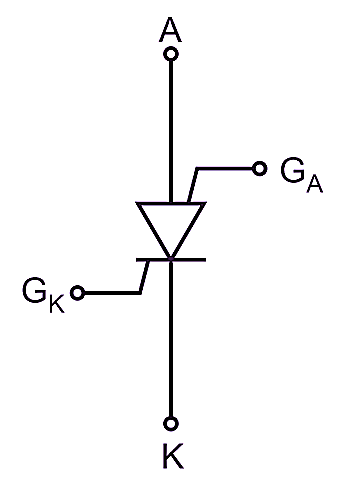 Silicon Controlled Switch symbol