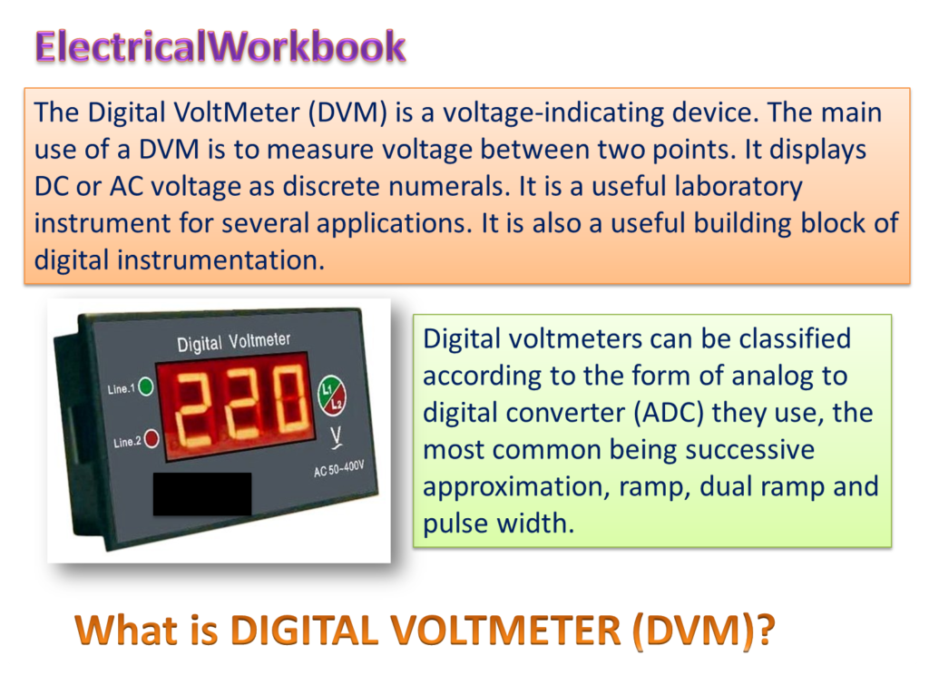 Digital Voltmeter Circuit And Working Principle Elect - vrogue.co