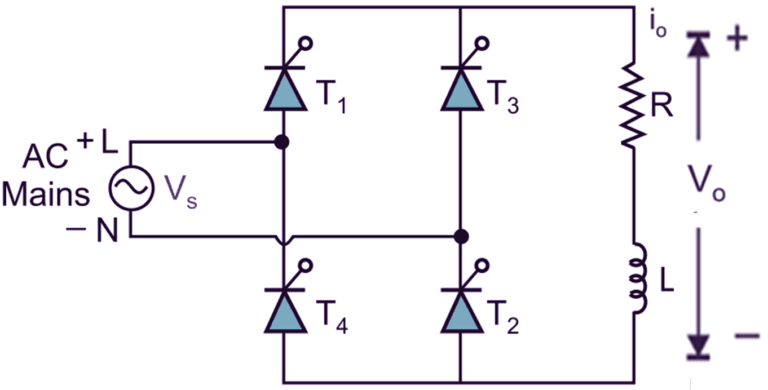 What Is Single Phase Full Wave Controlled Rectifier With RL Load ...