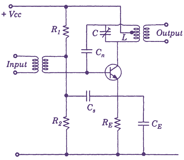 Single Tuned Amplifier Circuit Diagram & Working