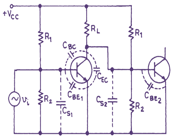 Two Stage Transistor RC Coupled Amplifier